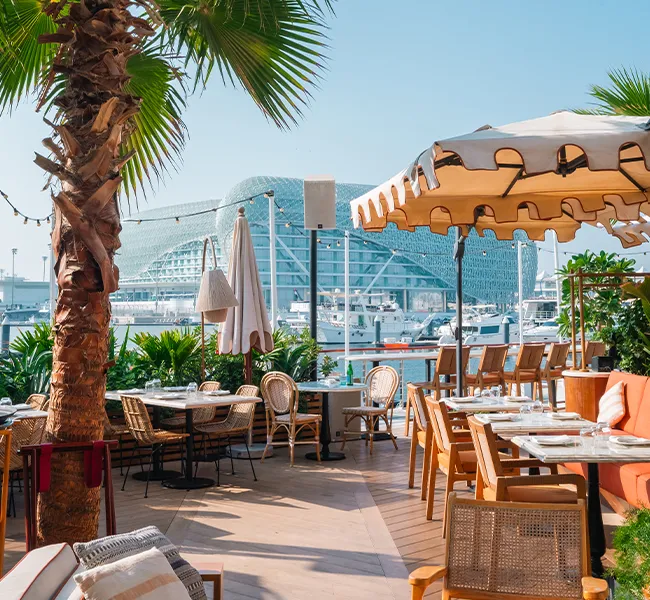 Outdoor Dining on Yas Island