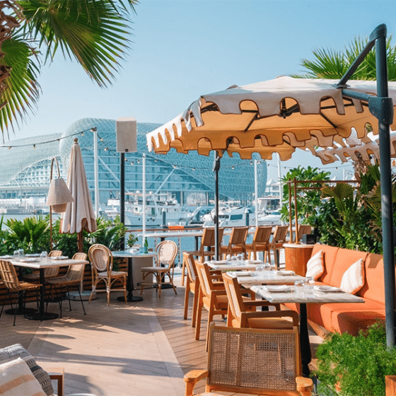 Outdoor Dining on Yas Island