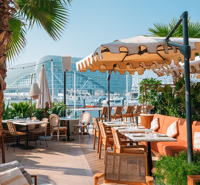 Outdoor Dining on Yas Island
